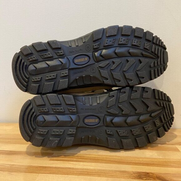 JB Goodhue Mens Hiking Shoes Size 8.5 Brown Black Suede Mesh size 9 ortopedic - Picture 8 of 13